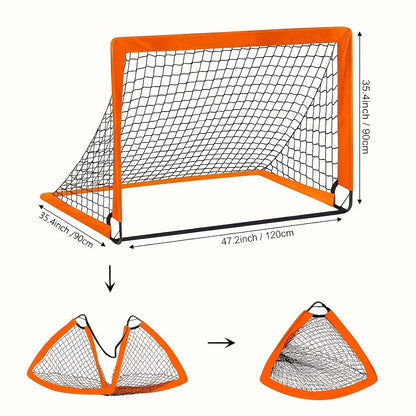 Portable Pop-Up Soccer Goal – Foldable &amp; Durable Design