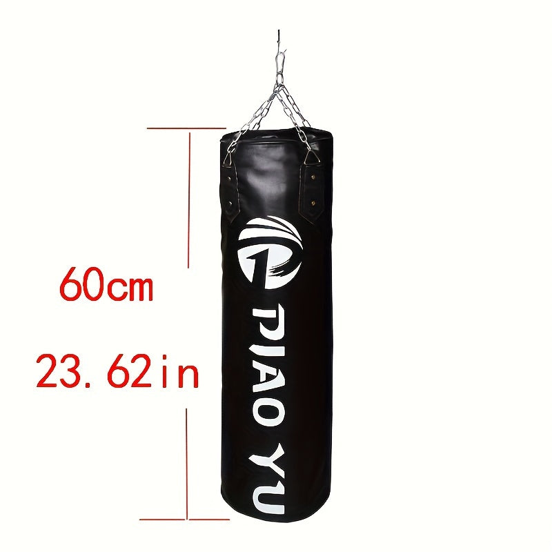 Hanging Leather Punching Bag – Boxing & Fitness Training Sandbag