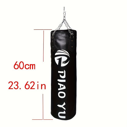 Hanging Leather Punching Bag – Boxing & Fitness Training Sandbag