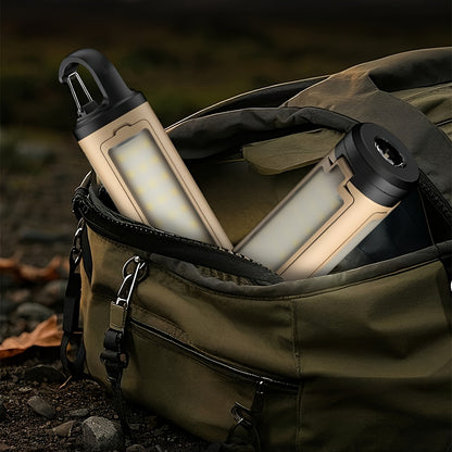 Rechargeable LED Folding Camping Light with 6 Modes and Battery Display