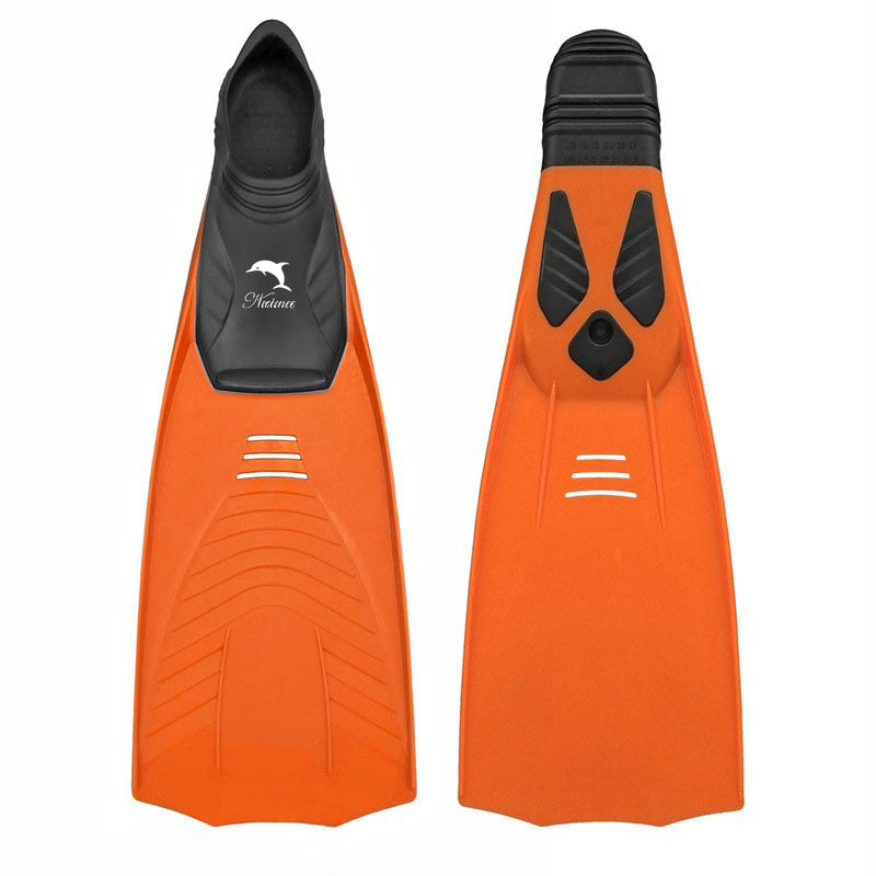 Mid-Length Full-Foot Swimming & Snorkeling Fins – Rubber & PP – Mixed Color