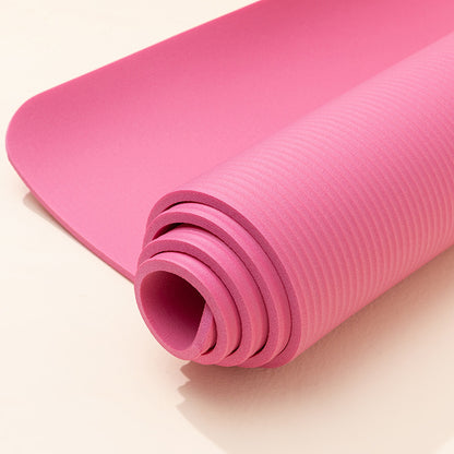 Five-Colour NBR Yoga Mat – Ultra-Comfortable Non-Slip Fitness Pad