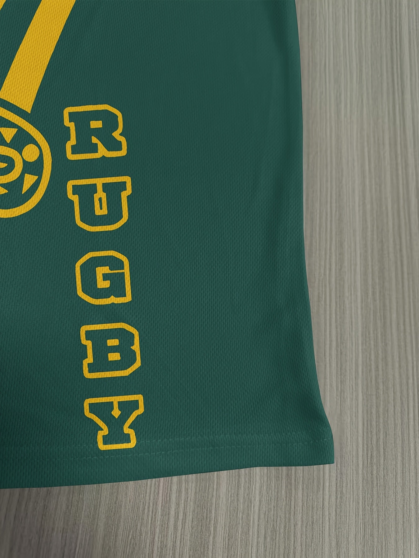 Men’s 3D Print Rugby T-Shirt