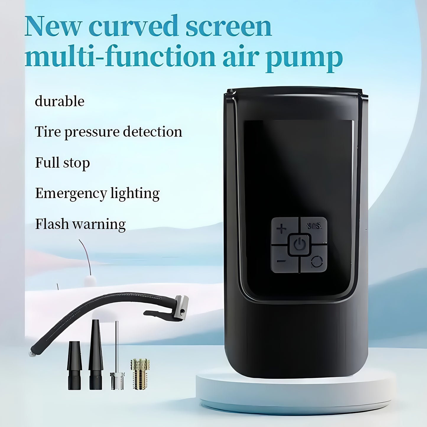 Portable USB Rechargeable Electric Air Pump – Semi-Automatic Inflatable Kayak Pump