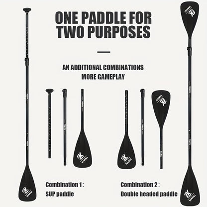 Lightweight Aluminum Alloy Paddle – Durable Black Water Sports Paddle