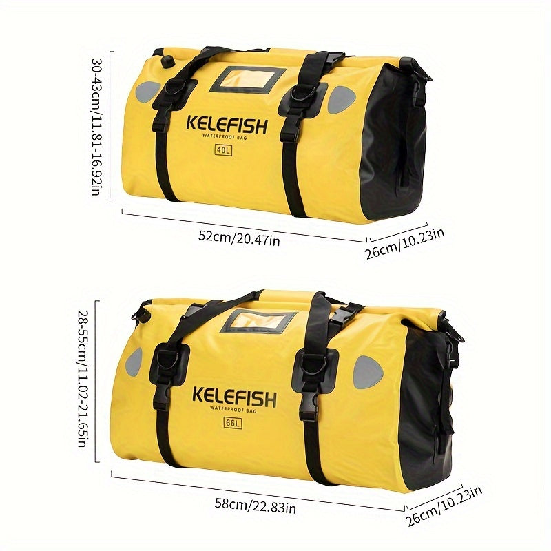 Spacious Roll-Top Dry Backpack Duffel – Waterproof Outdoor Bag for Camping, Travel & Beach – 40L / 66L