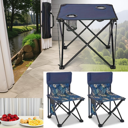 Portable Folding Table and Chair Set – Outdoor Camping &amp; Leisure