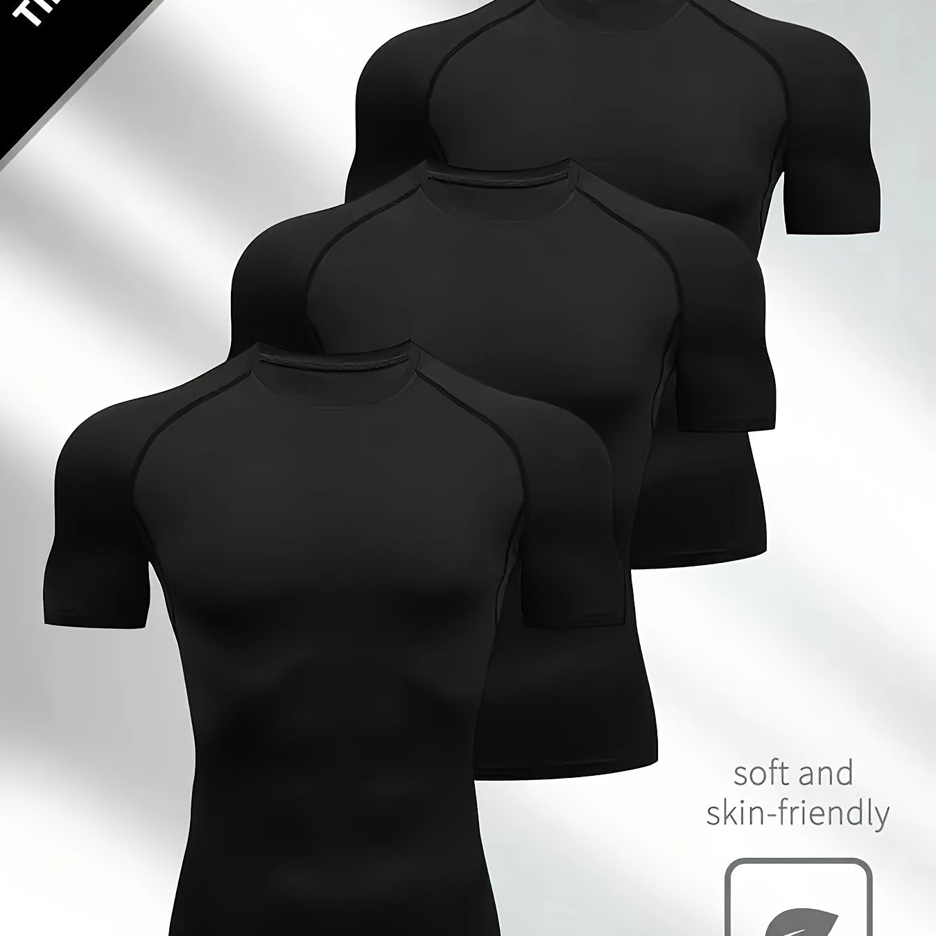 Men’s High-Performance Compression Shirt – Slim Fit &amp; Breathable