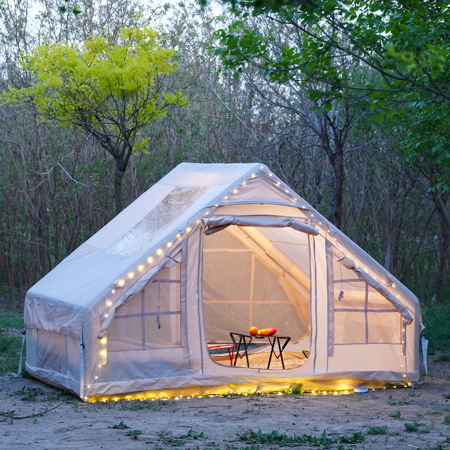 Inflatable Camping Tent for 4–6 People – All-Season Family Shelter