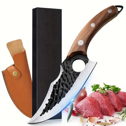 Multi‑Functional Fixed Blade Outdoor Knife with Sheath – Full Tang Survival Knife for Camping, Hiking & Hunting