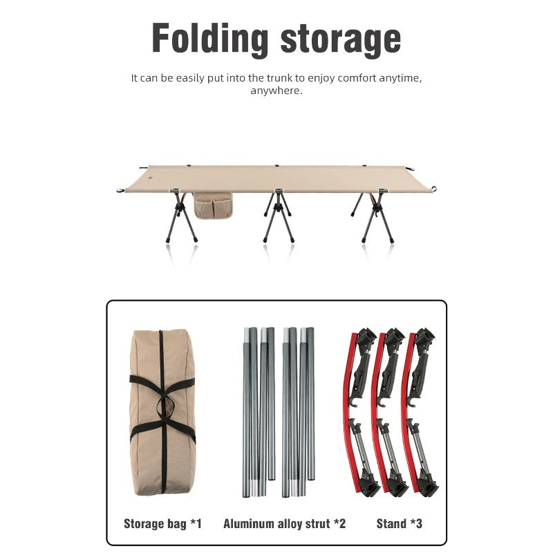 Aluminium Alloy Folding Camping Cot – Portable &amp; Comfortable