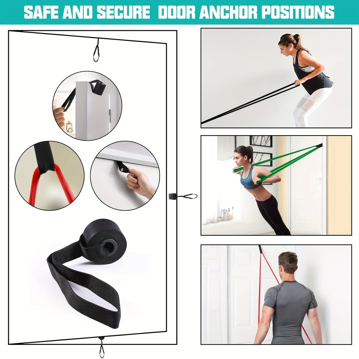 Heavy Resistance Band Set – Strength Training &amp; Stretching