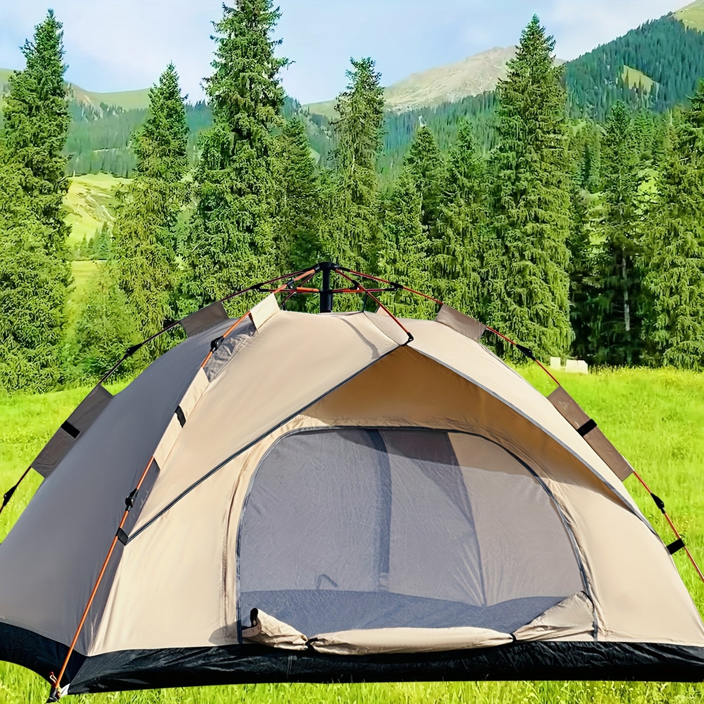 4-Person Family Camping Tent – Quick Setup and Durable Shelter
