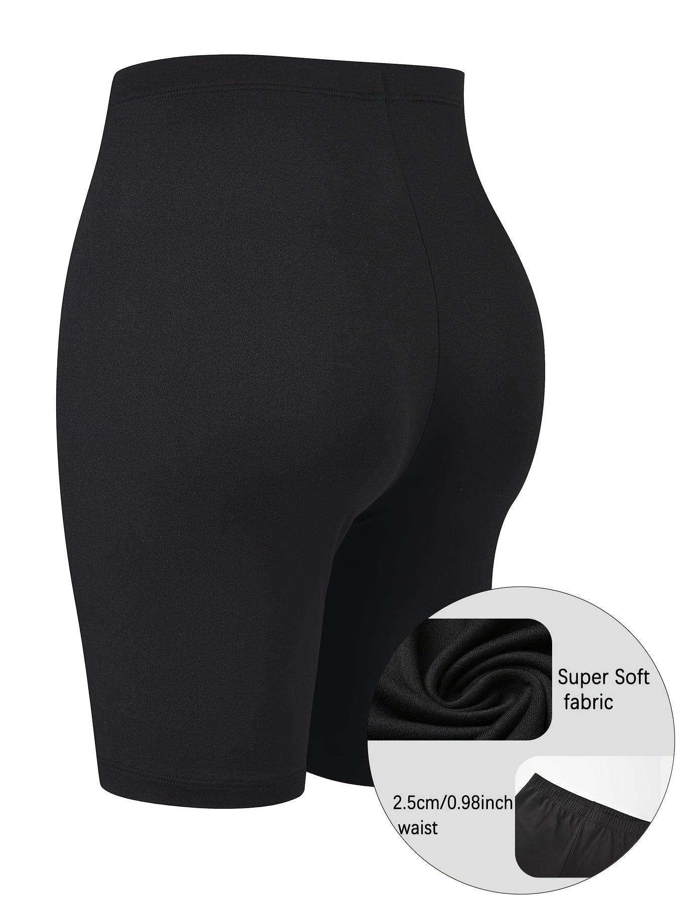 Women's 5-Pack High-Stretch Biker Shorts – Comfortable Workout &amp; Everyday Wear