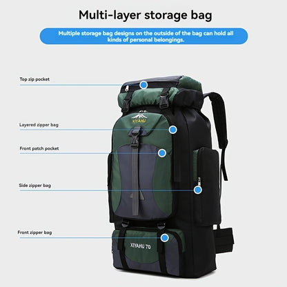 70L High-Capacity Lightweight Sports Backpack