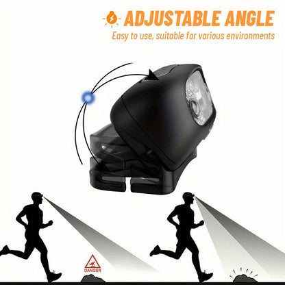 2-Pack Rechargeable LED Camping Headlamps with Adjustable Angle