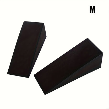 2-Piece Adjustable Squat &amp; Calf Extension Boards – Stable Support for Training