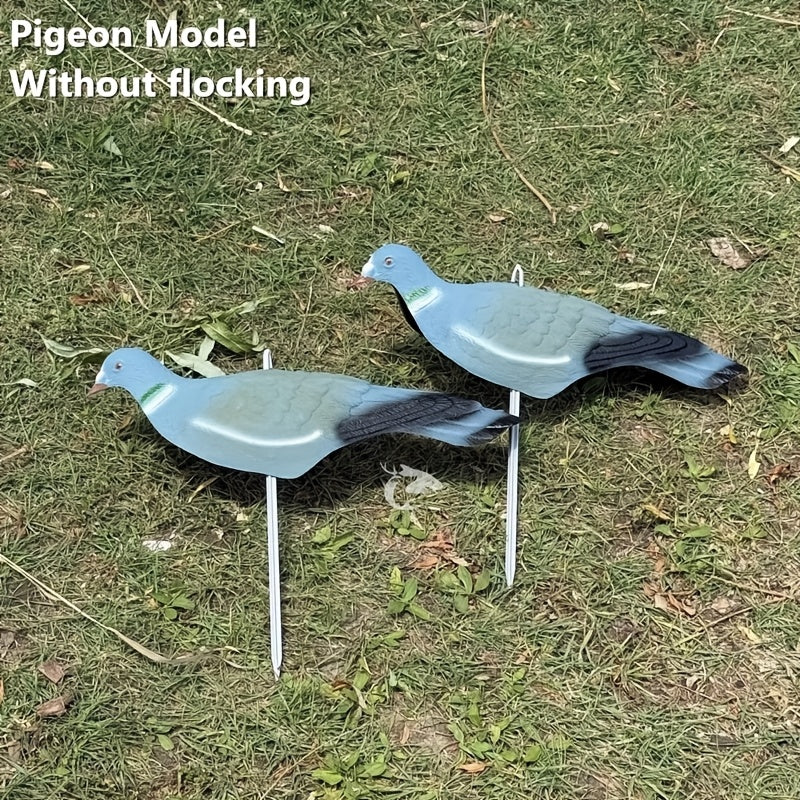 5PCS Realistic Grey Bird Hunting Decoy Set – Lifelike Pigeon & Game Bird Decoys for Hunting, Shooting & Outdoor Use