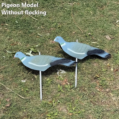 5PCS Realistic Grey Bird Hunting Decoy Set – Lifelike Pigeon & Game Bird Decoys for Hunting, Shooting & Outdoor Use