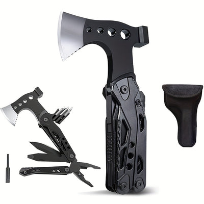 15-in-1 Stainless Steel Camping Multitool – Ultimate Outdoor Adventure Gear