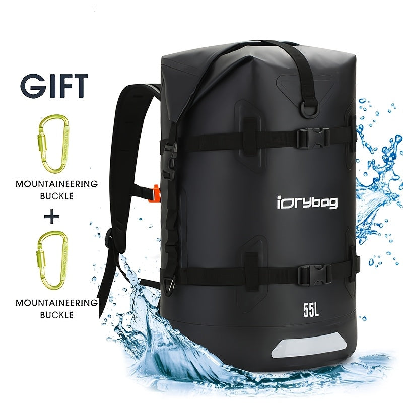High-Quality Waterproof Backpack – Submersible Dry Bag for Travel, Kayaking & Paddleboarding – 50L