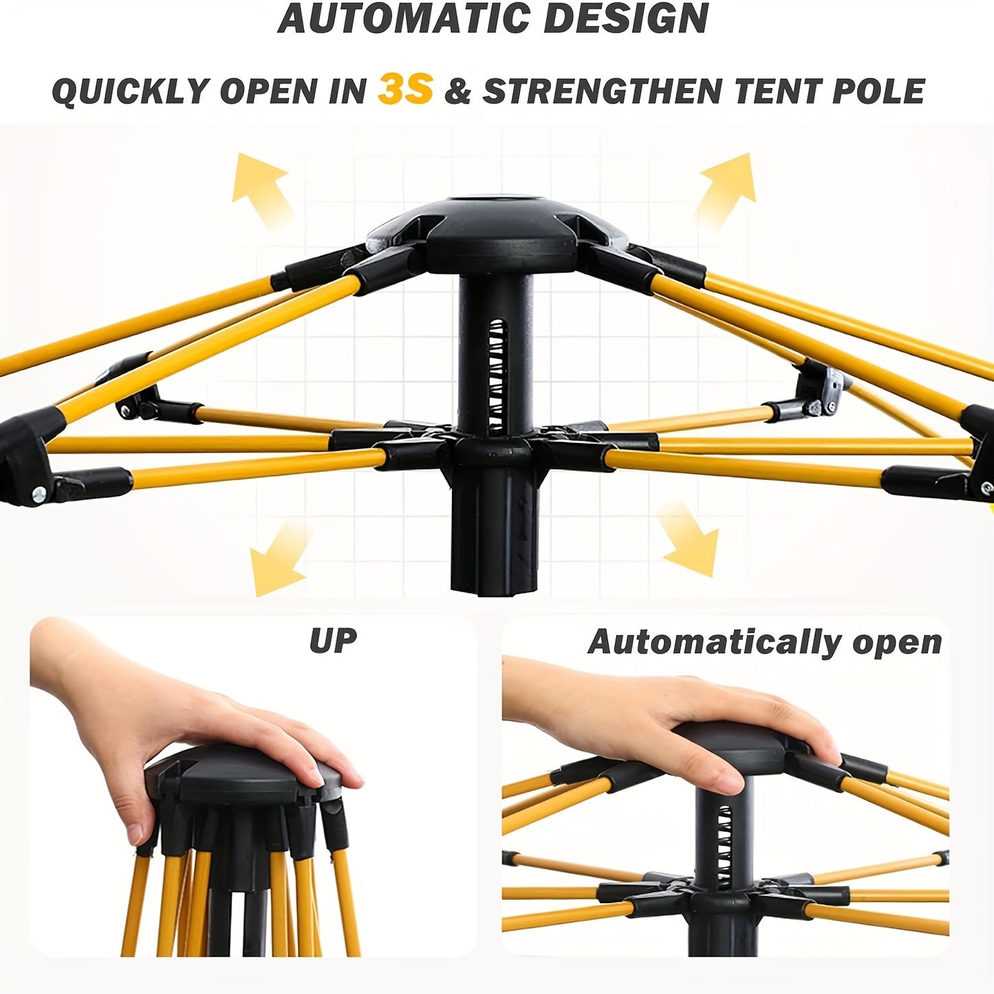 4-Person Family Camping Tent – Quick Setup and Durable Shelter