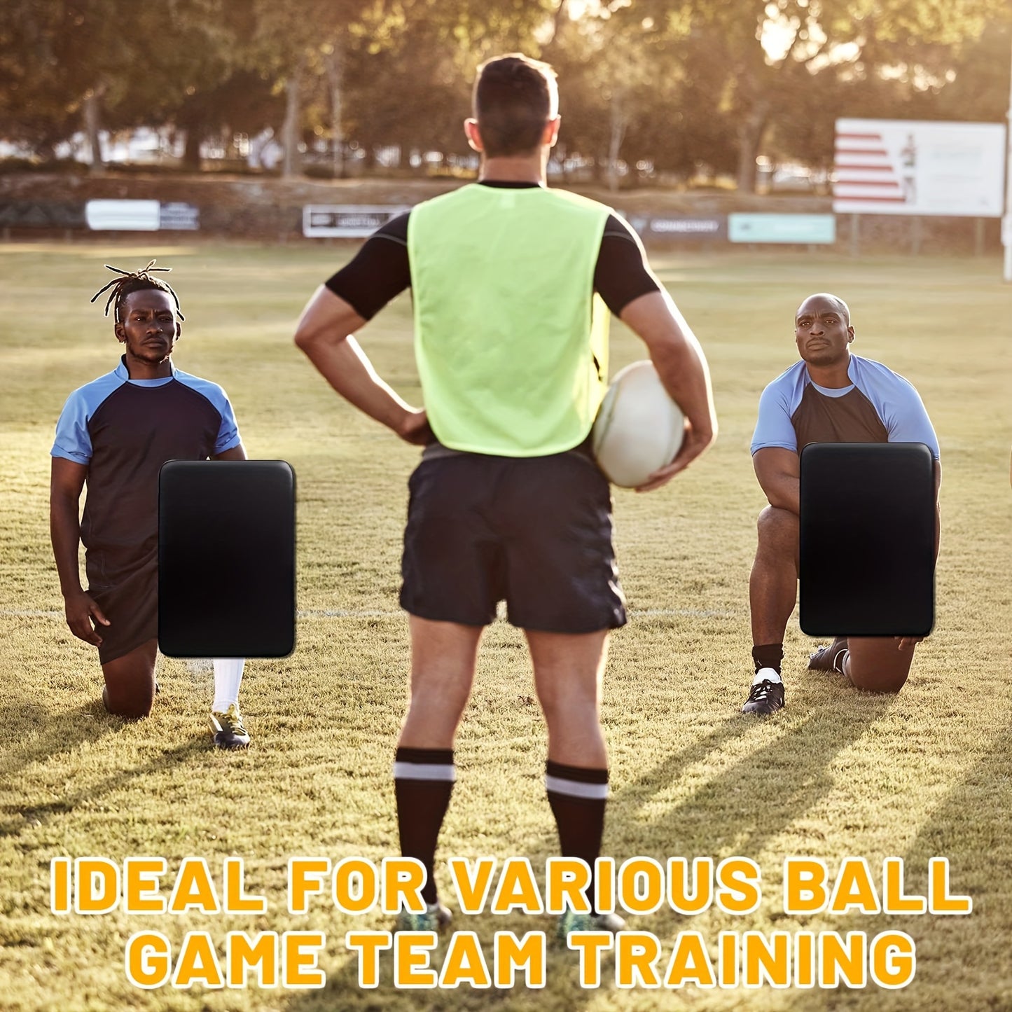 Multi-Sport Training Pad with Handles – PU Material, Unisex Adults