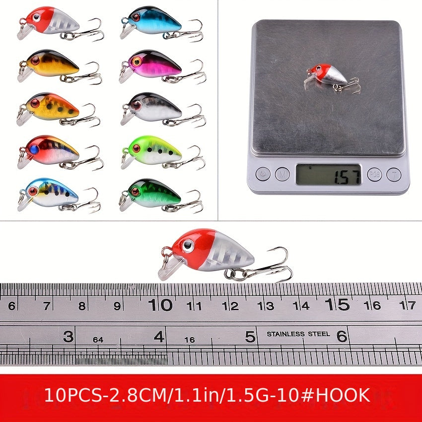 56-Piece Premium Minnow Fishing Lures Kit – Hard Bait Crank Set for Freshwater & Saltwater