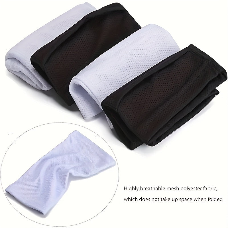 4-Piece Soccer Shin Guard Set with Compression Sleeves and Leg Straps