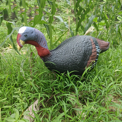 2PCS Realistic Turkey Decoys – Outdoor Hunting Decoy Set for Garden & Field Use