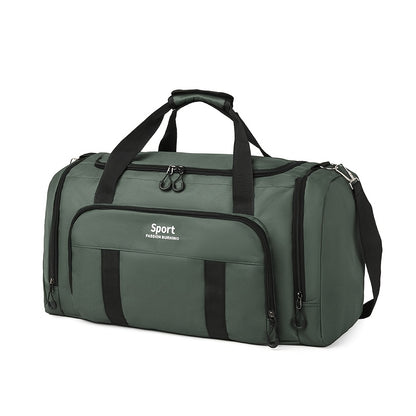 Sports Handheld Fitness Bag with Shoe Compartment – Large Capacity Travel &amp; Gym Bag