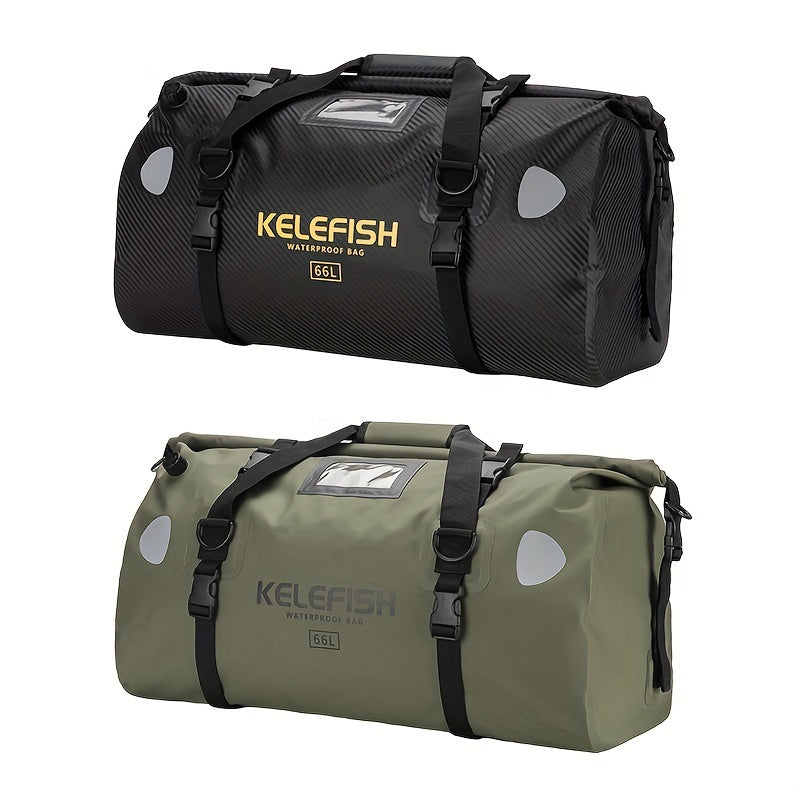 Spacious Roll-Top Dry Backpack Duffel – Waterproof Outdoor Bag for Camping, Travel & Beach – 40L / 66L