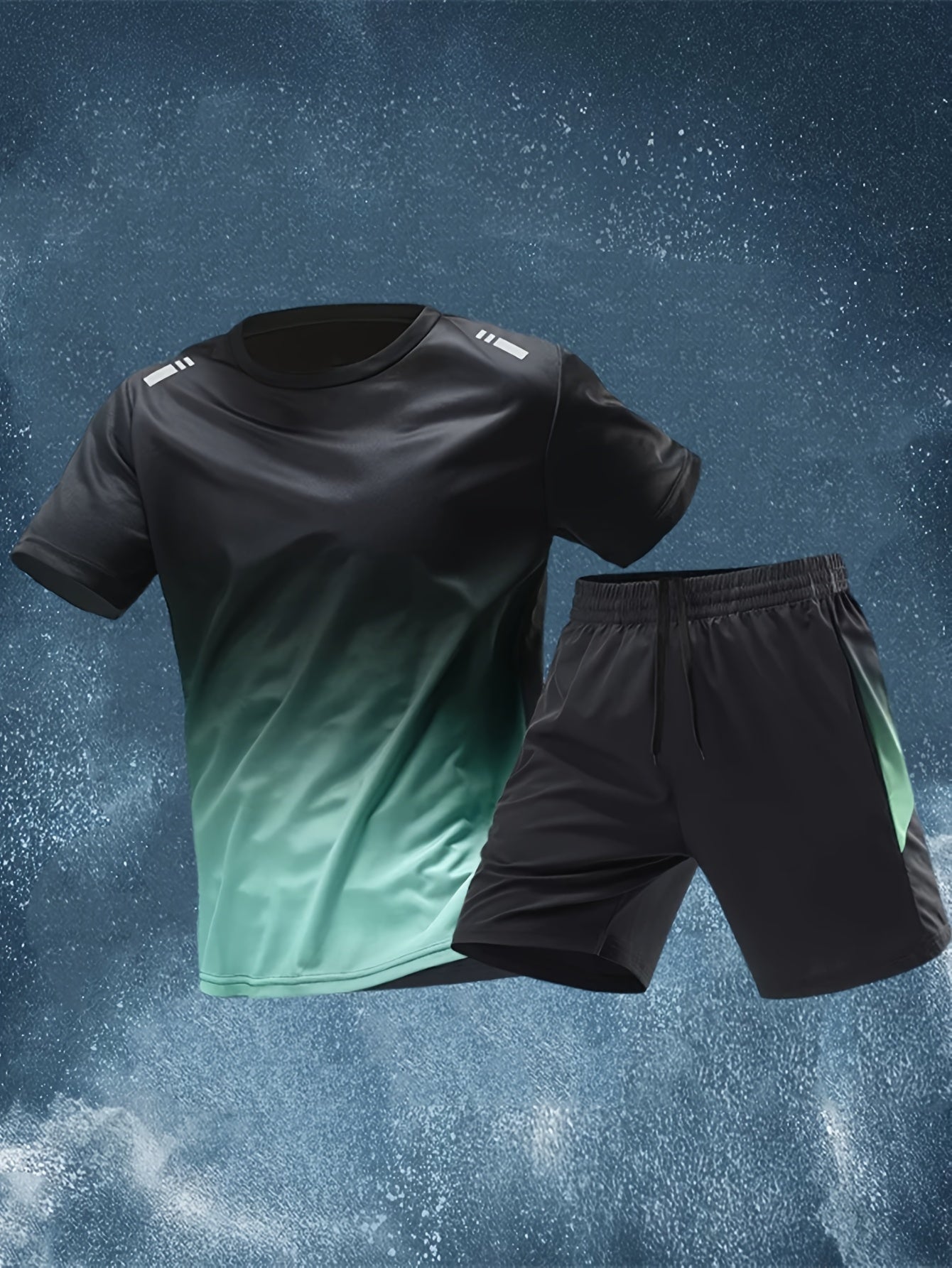 Men’s Summer Sports Set – Short Sleeve &amp; Shorts
