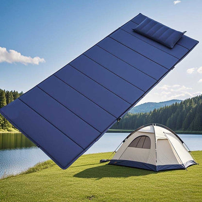 Extra-Wide Thick Foam Camping Mat – Lightweight &amp; Foldable