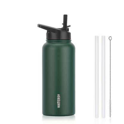 Insulated Stainless Steel Water Bottle – Wide Mouth, Leakproof Sports Flask