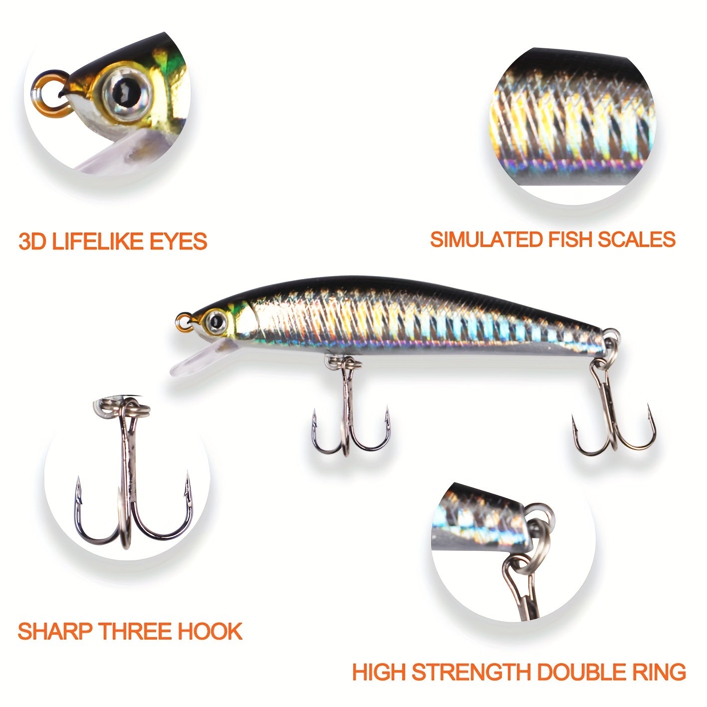 105pcs Mixed Fishing Lures Kit Minnow Crank Bait Hard Bait Tackle Artificial Fishing Lure Sets Pieces Minnow Bait Set Mix Fishing Lures Combo Colorful Colorful Minnow Lure Kit with Hook Metal Bait Fishing Lure Set