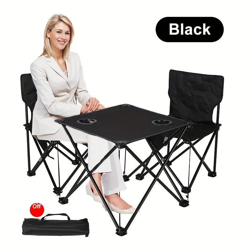 Portable Folding Table and Chair Set – Outdoor Camping &amp; Leisure