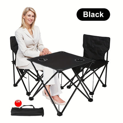 Portable Folding Table and Chair Set – Outdoor Camping &amp; Leisure