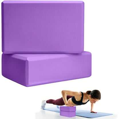 2-Piece Yoga Block Set – Lightweight Support for Every Pose