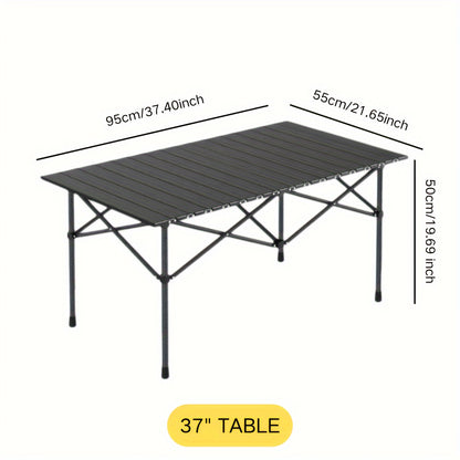 Camping Folding Table &amp; Chair Set – Lightweight &amp; Portable with Carry Bag