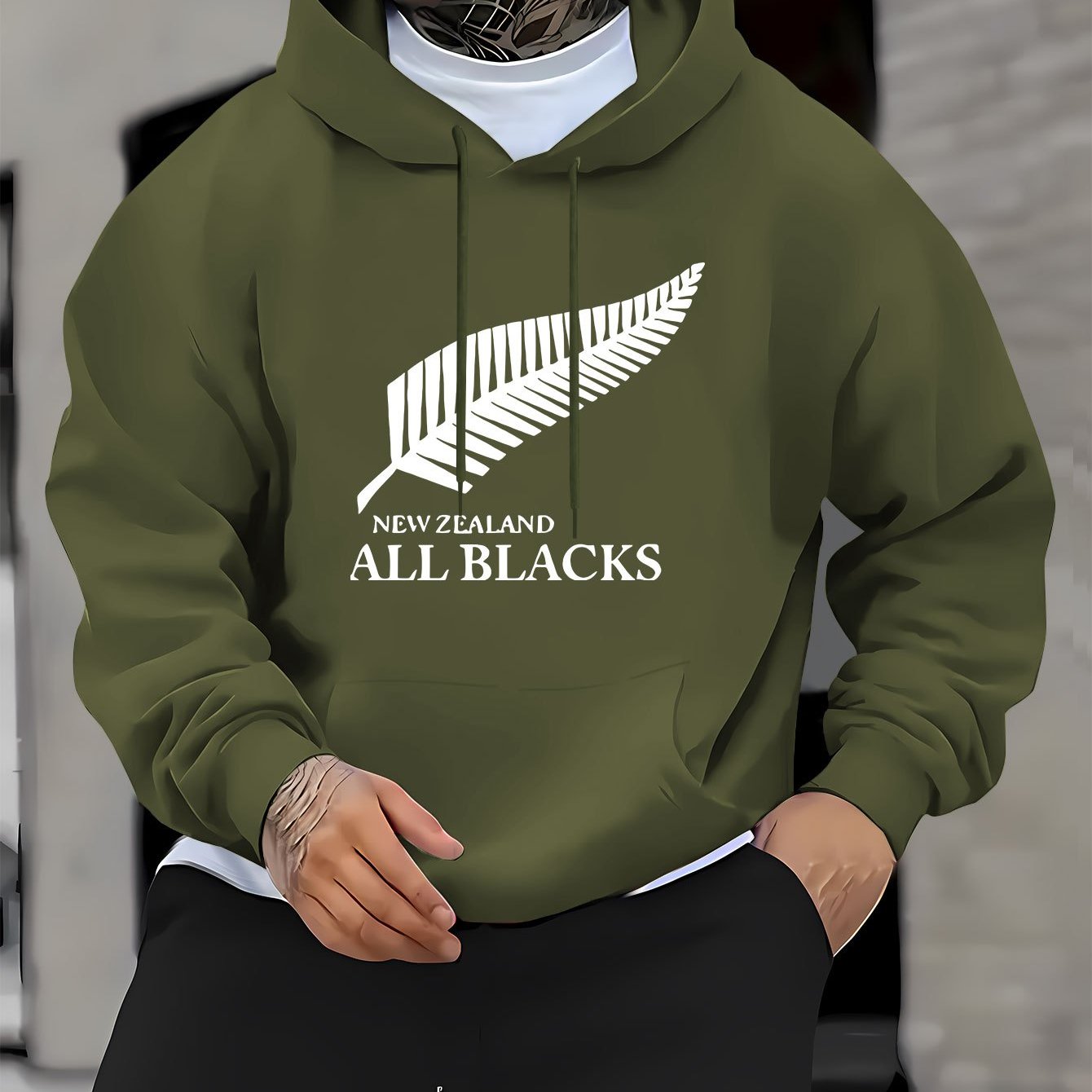 Men’s Rugby Pullover Hoodie