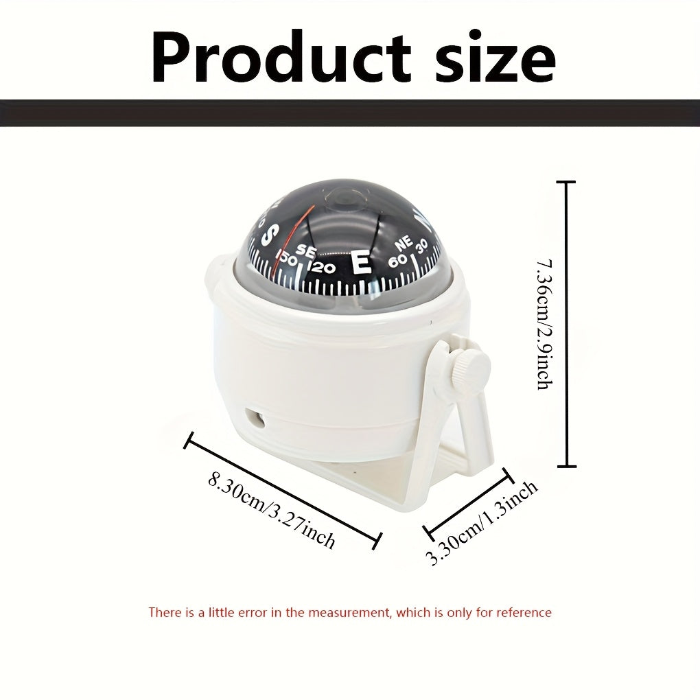 Multi-Functional Marine Compass for Boats and Cars
