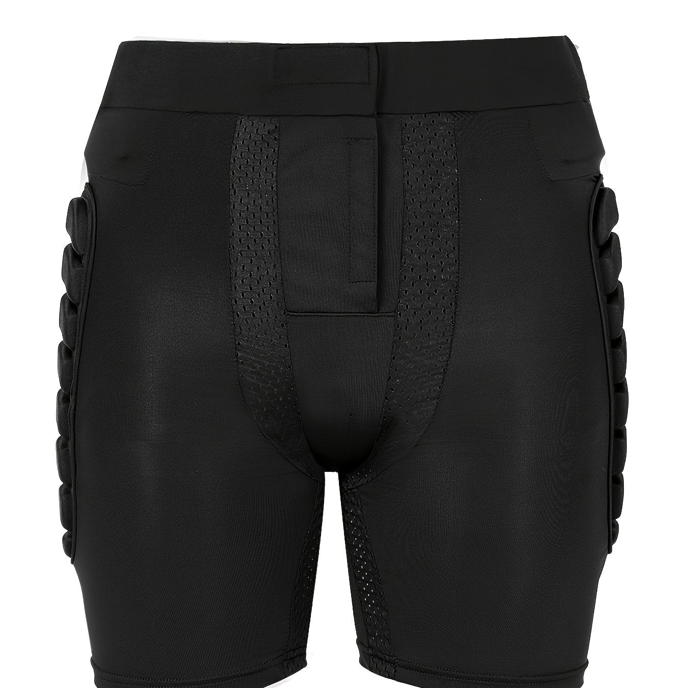 High-Elasticity Compression Sports Shorts with Breathable Mesh Panels