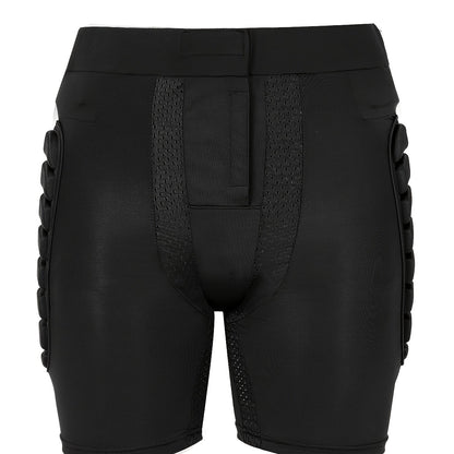 High-Elasticity Compression Sports Shorts with Breathable Mesh Panels