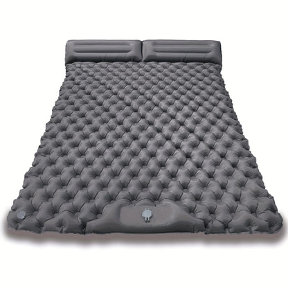 Double Camping Air Mattress with Pillow – Portable &amp; Comfortable Sleeping Pad