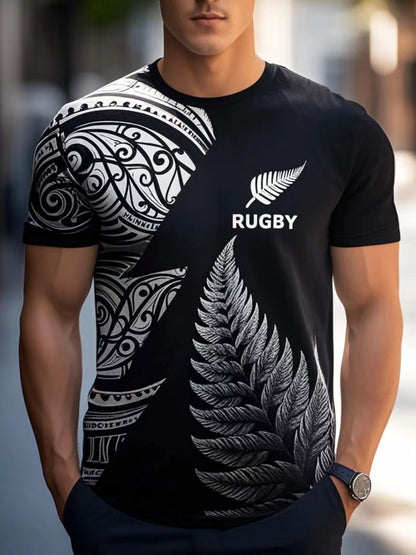 Men’s Graphic Rugby T-Shirt