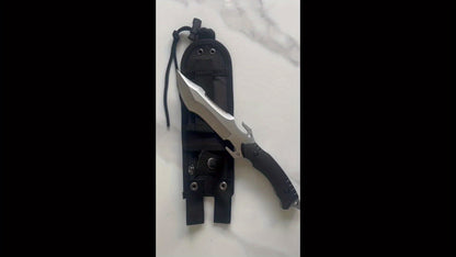 Multi‑Functional Fixed Blade Outdoor Knife with Sheath – Full Tang Survival Knife for Camping, Hiking & Hunting