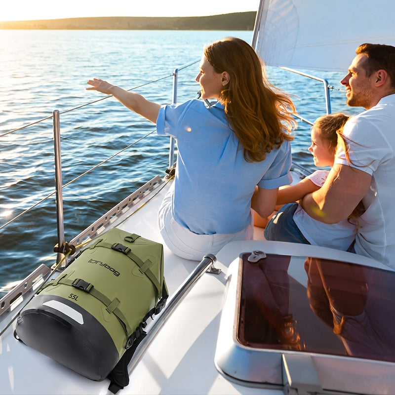 High-Quality Waterproof Backpack – Submersible Dry Bag for Travel, Kayaking & Paddleboarding – 50L