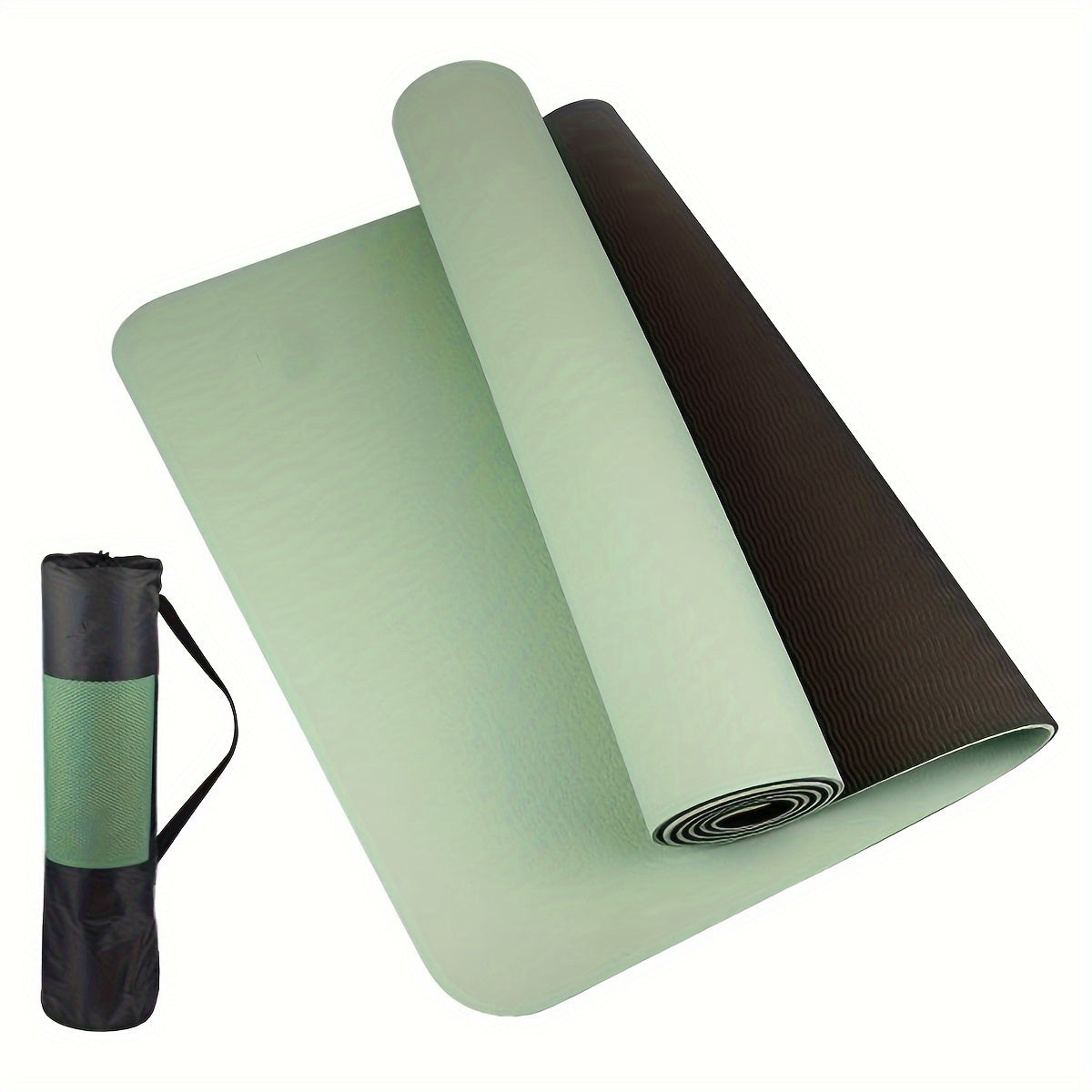 Durable TPE Yoga &amp; Pilates Mat – Non-Slip Fitness Mat with Cushioning