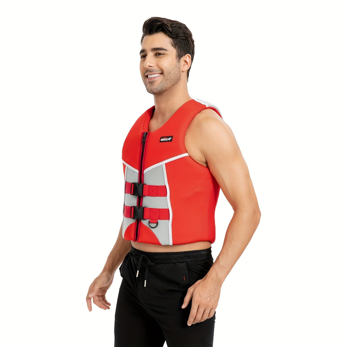 Adjustable Adult Swim Vest – Buoyancy Aid for Kayaking, Canoeing & Boating – Blue